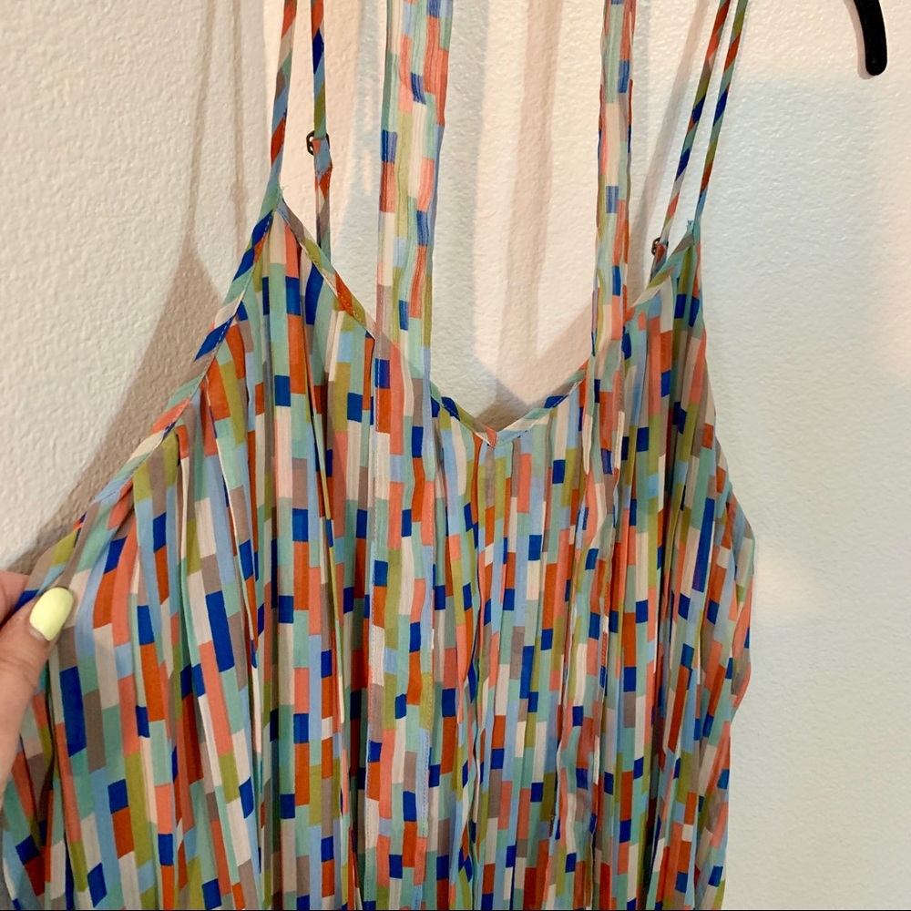 Fossil geometric print maxi dress